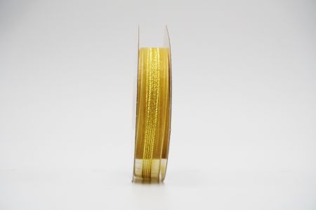 Glitter Gouden Streep Sheer lint_K1476-1205C-1_goud